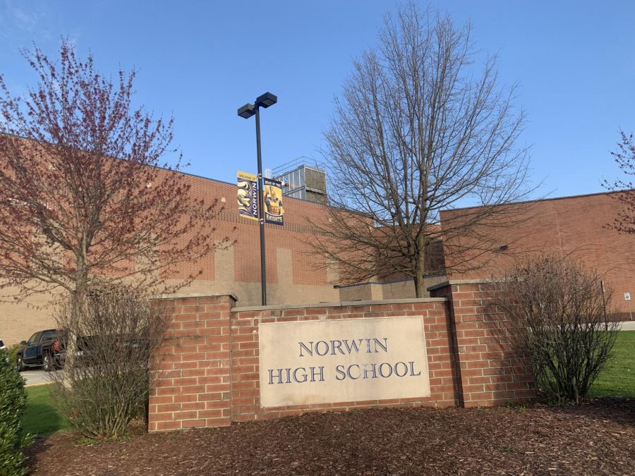 Norwin High School sign