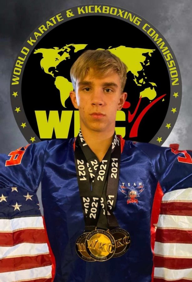 Hladek won four medals for Team USA, including three golds and a bronze.