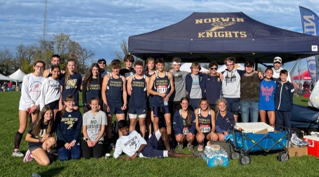 The Norwin Cross Country teams pose after WPIAL XC Finals at California University on Thursday Oct. 28, 2021.