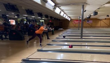  Senior Julie Fekete and Redmond are both righty bowlers with amazing forms and have an amazing aim with their hook ball