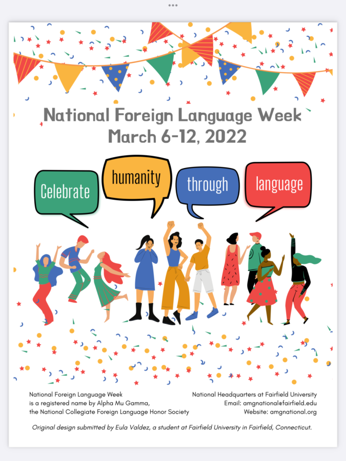 Global Scholars decorate for National Foreign Language Week