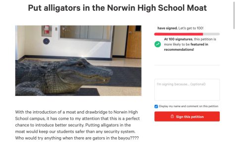 Moat alligators