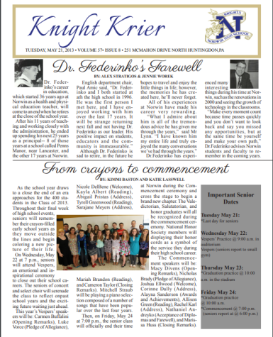 2012-13 Knight Krier Graduation issue