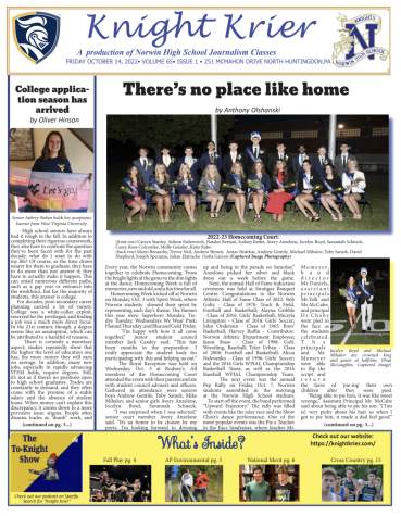 2022-23 Knight Krier Homecoming issue