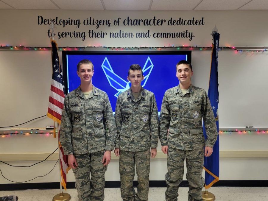 Norwin AFJROTC students Kyle Shumber, Luke Sandala, and Jack Chaney will participate in summer flight academy programs in an 8-week aviation program called The Flight Academy at aeronautic schools across the  country.