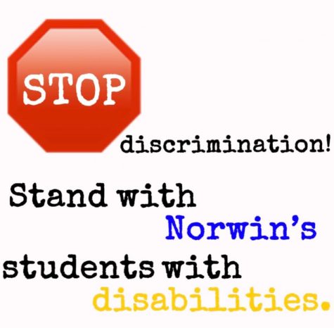 Stand with students with disabilities at Norwin