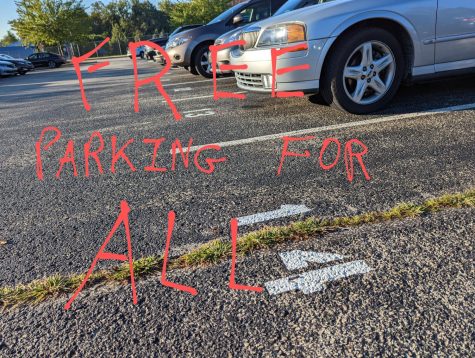 Senior Joe Fitzgerald is leading a campaign to make parking free and simple for Norwin High School students.
