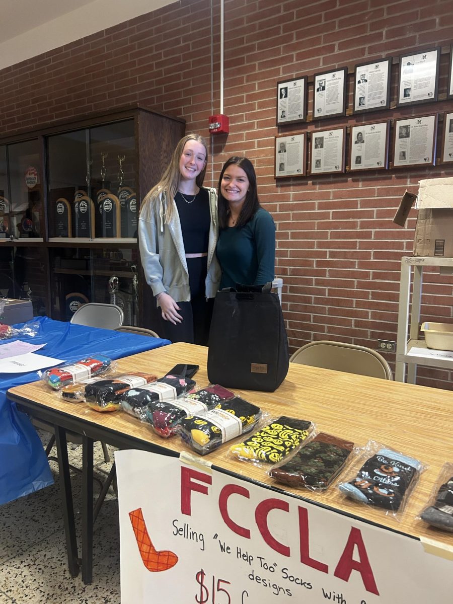 FCCLA sells fun socks for the Holiday Market this year. 