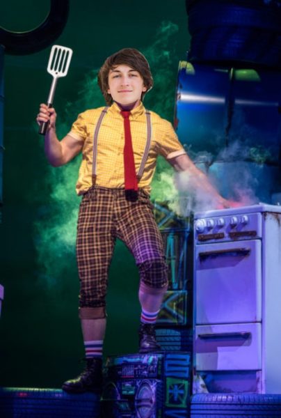 Luke Klamut performs in the upcoming Broadway Musical, SpongeBob SquarePants.
