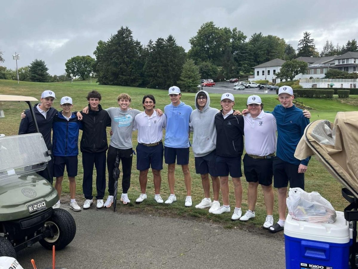 The Knights get one last team photo following WPIAL Individuals