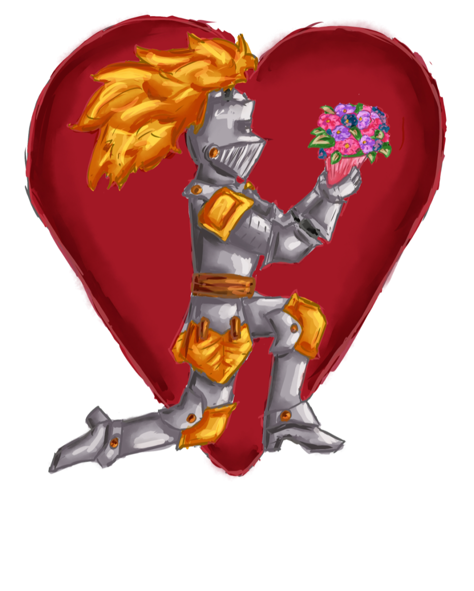 Valentine Knight drawing by Elizabeth Petteway