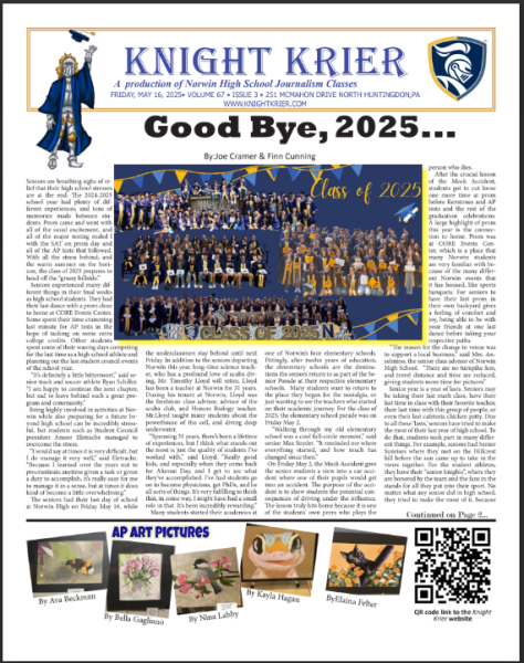 2024-25 Knight Krier Graduation issue