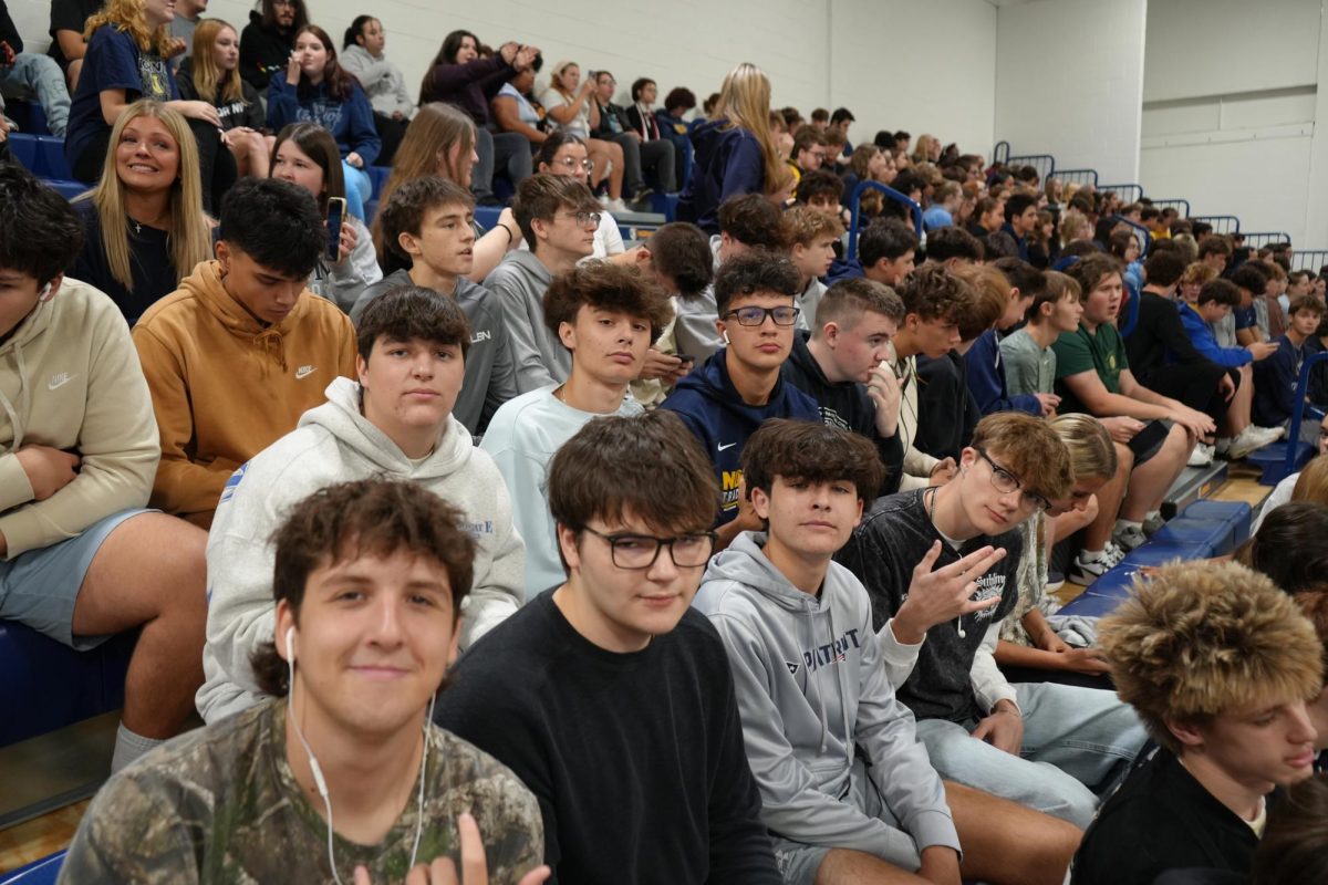 Norwin Junior boys at the Hoco Assembly 