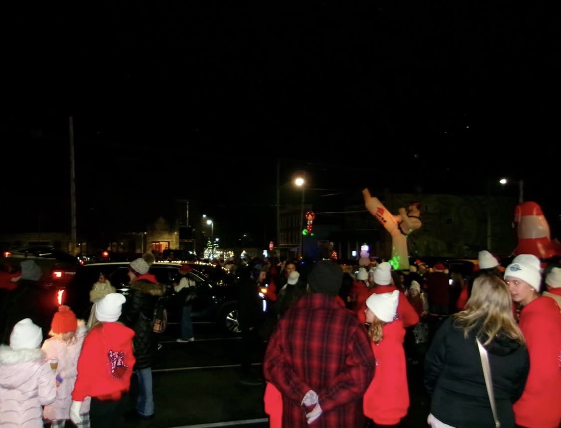 Parade participants line up before heading down Main Street.