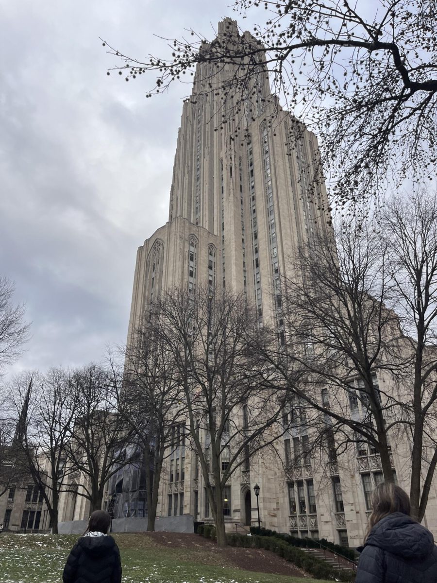 The Cathedral that students toured.