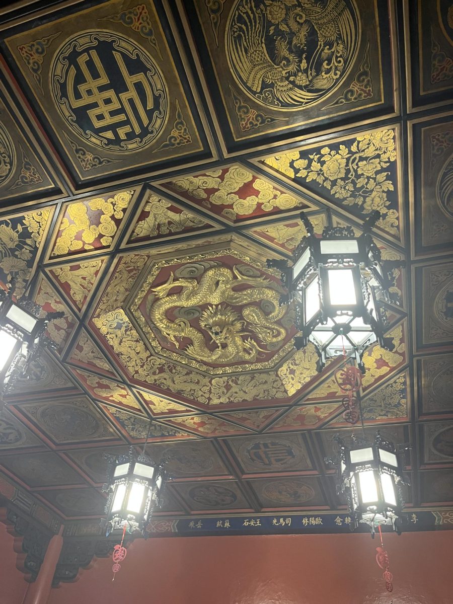 Inside one of the nationality rooms.