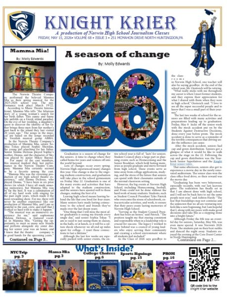 2025-26 Knight Krier Grad Issue